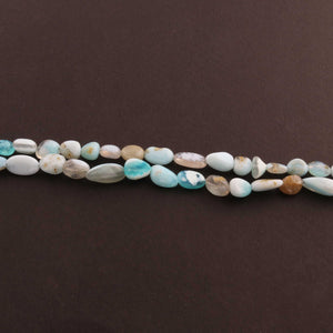 1 Strands Peru Opal Smooth Nuggets Briolettes -Nuggets Briolettes 8mmx7mm-25mmx7mm 12.5 Inches BR1045