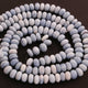 1 Strand Boulder Opal Faceted Rondelles  - Blue Oregon Beads 6mm-7mm 10.5 Inches BR1034