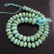 1 Strand Natural Sleeping Beauty Arizona Turquoise Faceted Rondelles - Semi Precious Gemstone Rondelles Beads- 8mm- 12mm -14 Inches BR01395