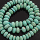 1 Strand Natural Sleeping Beauty Arizona Turquoise Faceted Rondelles - Semi Precious Gemstone Rondelles Beads - 8mm-9mm -14 Inches BR1146