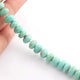 1 Strand Natural Sleeping Beauty Arizona Turquoise Faceted Rondelles - Semi Precious Gemstone Rondelles Beads - 8mm-9mm -14 Inches BR1146