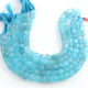 1  Strand  Blue Chalcedony Faceted Briolettes -Cube Shape  Briolettes- 5mm-8mm 8 Inches BR03427 - Tucson Beads