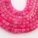 1 Strand Shaded Hot Pink Chalcedony Faceted Cube Briolettes -Hot  Pink Chalcedony Box Beads 6mmx6mm-8mmx9mm - 8 Inches- BR03448 - Tucson Beads