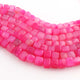 1 Strand Shaded Hot Pink Chalcedony Faceted Cube Briolettes -Hot  Pink Chalcedony Box Beads 6mmx6mm-8mmx9mm - 8 Inches- BR03448 - Tucson Beads