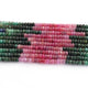 1 Long Strand Natural Multi Sapphire Smooth Rondelles  -Multi Rainbow Beads  Multi  Color  Precious Beads -4 mm-5mm -16 Inches BR03654