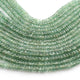 1 Strand Mint Green kyanite  Faceted Rondelles - Gemstone Rondelles - 4mm-5mm - 15 Inches BR03317