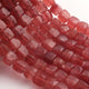 1  Strand Strawberry Quartz Faceted Briolettes -Cube Shape  Briolettes  6mmX6mm-7mmx7mm- 8 Inches BR03443 - Tucson Beads