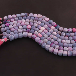 1 Strand Shaded Lavender  Faceted Briolettes - Cube Shape Briolettes - 7mmx 7mm -8mmx8mm-8 Inches BR03450 - Tucson Beads