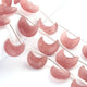 1 Strand Strawberry Quartz Star Faceted , Briolette Beads -Gemstone Briolettes 16mmx8mm-18mmx10mm- 8 Inches BR02773 - Tucson Beads