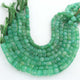 1 Strand Chrysoprase Faceted  Cube Shape Briolettes - Box Shape Briolettes  6mmx7mm - 6mmx8mm - 8 Inches BR03451 - Tucson Beads