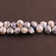 1 Strand Shaded Grey Silverite Faceted Briolettes- Pear Shape Briolettes 10mmx8mm-11mmx8mm 8 Inches BR734