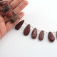 1 Strand  Unakite Faceted Briolettes - Pear Shape Briolettes - 19mmx12mm-31mmx12mm - 8.5 Inches BR1658 - Tucson Beads