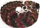 1 Long Strand Multi Tourmaline  Smooth Roundelles -Tourmaline Roundel Beads - Gemstone Rondelles 6mm-14.5 Inches BR0428