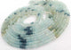 1 Strand Moss Aquamarine Faceted Rondelles - Semi Precious Stone Rondelles - 6mm-7mm-15 Inches-BR03284