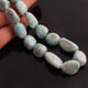 1  Strand Larimar Smooth Nuggets  Briolettes -Semi Precious Gemstone Assorted Nuggets Shape Larimar Briolettes -12mmx11mm-23mmx13mm-14.5 Inches BR2349