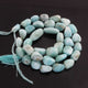 1  Strand Larimar Smooth Nuggets  Briolettes -Semi Precious Gemstone Assorted Nuggets Shape Larimar Briolettes -9mmx8mm-17mmx8mm-15 Inches BR02271