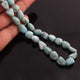 1  Strand Larimar Smooth Nuggets  Briolettes -Semi Precious Gemstone Assorted Nuggets Shape Larimar Briolettes -9mmx8mm-17mmx8mm-15 Inches BR02271