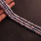 1 Long Strand Lavender opal  Smooth Rondelles - Semi Precious Gemstone Rondelles Beads  - 7mmx3mm-10mmx6mm - 14- Inches - BR02699