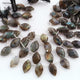 1 Strand Labradorite Faceted Briolettes -Marquise Shape Briolettes -18mmx10mm- 20mx12mm-8 Inches BR03459 - Tucson Beads