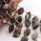 1 Strand Labradorite Faceted Briolettes -Marquise Shape Briolettes -18mmx10mm- 20mx12mm-8 Inches BR03459 - Tucson Beads