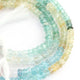 1 Strand Multi Aquamarine Faceted Finest Quality Rondelle Beads  - 5mm-6mm 13 inches BR1201