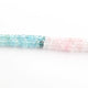 1 Strand Multi Aquamarine Faceted Finest Quality Rondelle Beads  - 5mm-6mm 13 inches BR1201