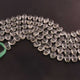 1 Strand Green Amethyst Faceted Fancy Shape Beads, Straight Drill Green Amethyst Fancy Beads,  Faceted  Briolettes 11mmx14mm - 9.5 Inches BR03462 - Tucson Beads