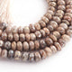 1 Strand Moonstone Silver Coated Faceted Rondelles - Roundel Beads 9mm-10mm  8 Inches BR1238