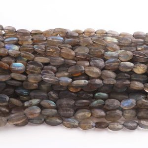 1  Strand  Labradorite Faceted Briolettes -Oval Shape  Briolettes -6mmx8mm- 7mmx17mm-12.5 Inches BR01721 - Tucson Beads