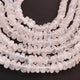 1  Long Strand White Rainbow  Moonstone Smooth Rondelles -  4mm-10mm -15 Inches BR02288 - Tucson Beads