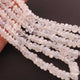 1  Long Strand White Rainbow  Moonstone Smooth Rondelles -  4mm-10mm -15 Inches BR02288 - Tucson Beads