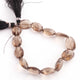 1 Strand Smoky Quartz Faceted Briolettes -Oval Shape Briolettes  16mmx12mm-17mmx12mm-8 Inches BR1242