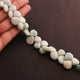 1  Long Strand Amazonite Smooth Briolettes - Heart Shape  Briolettes  8mm-14mm-9 Inches BR1245