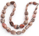 Jasper Stone Beaded Necklace - 11mmx8mm-15mmx11mm Oval Beads, 16 Inch, BR1247