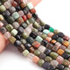 1 Strand Multi Stone Faceted Cube Briolettes -Box Shape Beads 7mmx6mm-12mmx11mm 8.5 inches BR1290