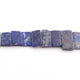 1 Strand Lapis  Faceted Briolettes -rectangle Shape Briolettes  11mmx6mm -19mmx9mm- 8 Inches BR1294