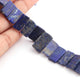 1 Strand Lapis  Faceted Briolettes -rectangle Shape Briolettes  11mmx6mm -19mmx9mm- 8 Inches BR1294