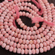 1 Long Strand Pink Opal Faceted Rondelles -Round Shape  Rondelles - 10mm -13 Inches BR1203