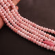 1 Long Strand Pink Opal Faceted Rondelles - Pink Opal Roundel Beads 8mm-9mm 12.5 Inches BR1287