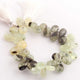 1 Strand Prehnite Smooth  Briolettes -  Pear Shape Briolettes 14mmx11mm-17mmx10mm-9.5 Inches BR1301