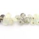 1 Strand Prehnite Smooth  Briolettes -  Pear Shape Briolettes 14mmx11mm-17mmx10mm-9.5 Inches BR1301