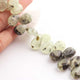 1 Strand Prehnite Smooth  Briolettes -  Pear Shape Briolettes 14mmx11mm-17mmx10mm-9.5 Inches BR1301