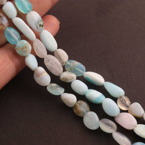 1 Strand Peru opal smooth  Briolettes - Assorted Briolettes - 7mmx7mm-18mmx7mm 13 Inches BR1322