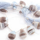 1 Strand Boulder Opal Faceted  Briolettes - Boulder Opal Pear Beads 21mmx14mm-22mmx15mm- 9 Inches BR1327