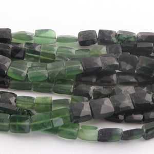 1 Strand Serpentine Briolette Beads, Chicklet Shape Faceted Beads, Gemstone Briolettes 7mmx7mm-14mmx10mm - 9 Inches BR1336