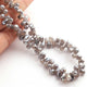 1 Strand Labradorite Silverite  Faceted Briolettes -Tear Drop Shape  Briolettes- 9mmx5mm-7mmx5mm-14.5  Inches BR1337