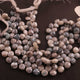 1 Strand Gray  Moonstone Silver Coated  Faceted Briolettes  -Heart Shape Briolettes  - 8mmx8mm-9mmx9mm -6 Inches BR1379