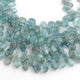 1 Strand Neon Apatite  Smooth Briolettes -pear Beads 11mmx6mm-9mmx4mm  9 Inches BR1408