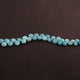 1 Strand Natural Sleeping Beauty Turquoise Smooth Heart Briolettes -Arizona Turquoise Heart-7mm-11mm 8 Inches BR1426