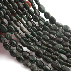 1 Strand Rare Fine Quality Natural Emerald Briolettes - Emerald Smooth Oval Beads 8mmx7mm-17mmx11mm 13 Inches BR1441